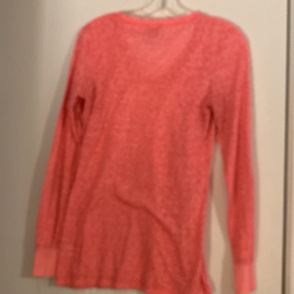 BKE fitted pink burnout tee shirt size Large - Picture 5 of 5